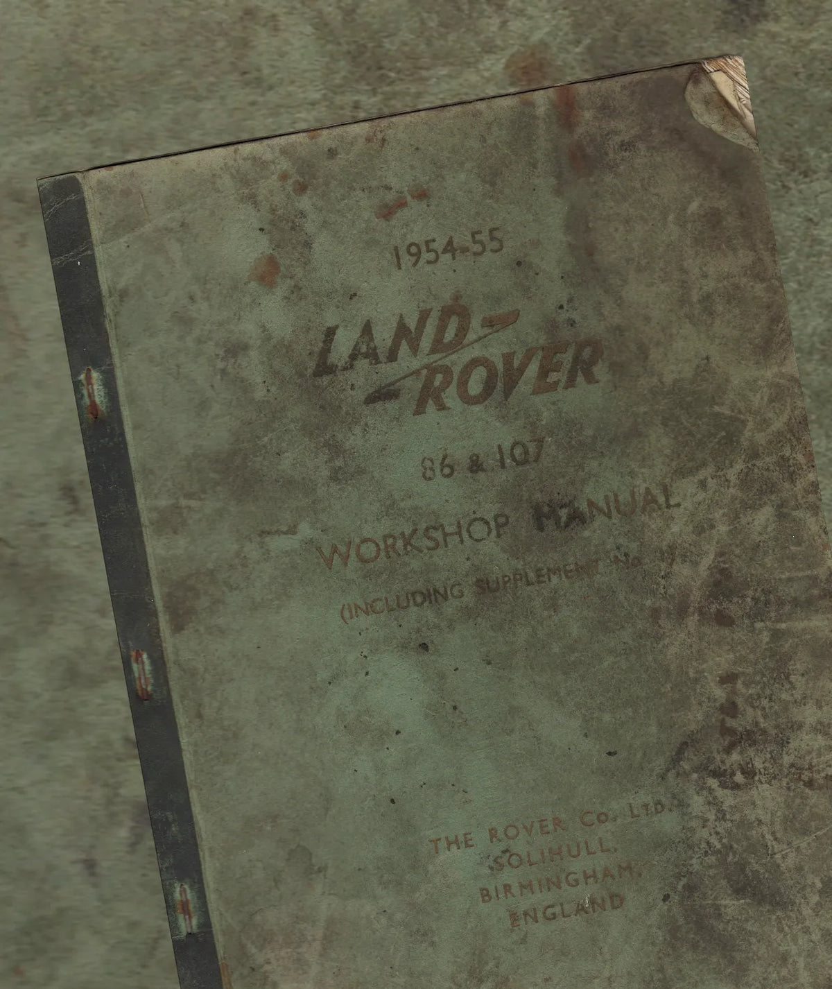 1954 WORKSHOP MANUAL ORIGINAL SCANNED BY LAND ROVER SWAMP